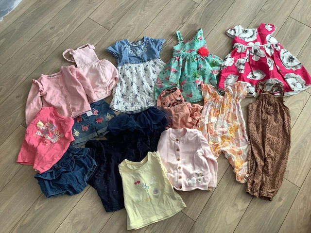 Bundle Baby Girls Clothes From Next/Matalan Etc Age 12-18 Months