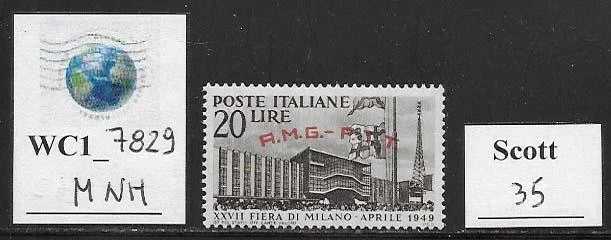 WC1_7829. TRIESTE FTT. 1949 MILAN'S FAIR. Scott 35. MNH