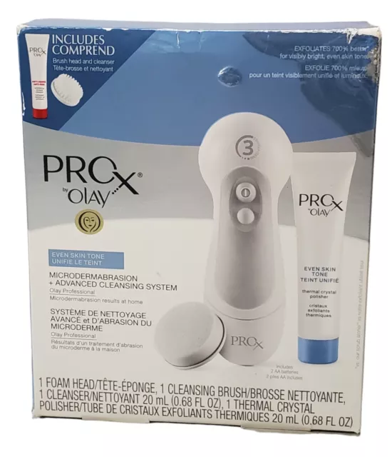 Pro X by Olay Microdermabrasion + Advanced Cleansing System - NEW Sealed Box