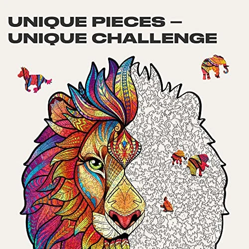 UNIDRAGON Wooden Puzzle Jigsaw, Best Gift for Adults and Children, Unique  [NEW] 3