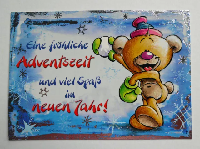 Diddl Pimboli Weihnachtlicher Kartenzauber Nr. 4  ##  FRÖHLICHE ADVENTSZEIT  ##