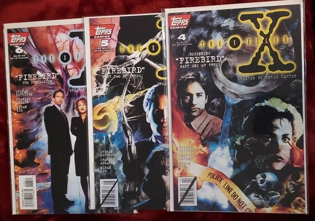 The X-Files "Firebird Series"  (3 Volume Set) Topps Comics