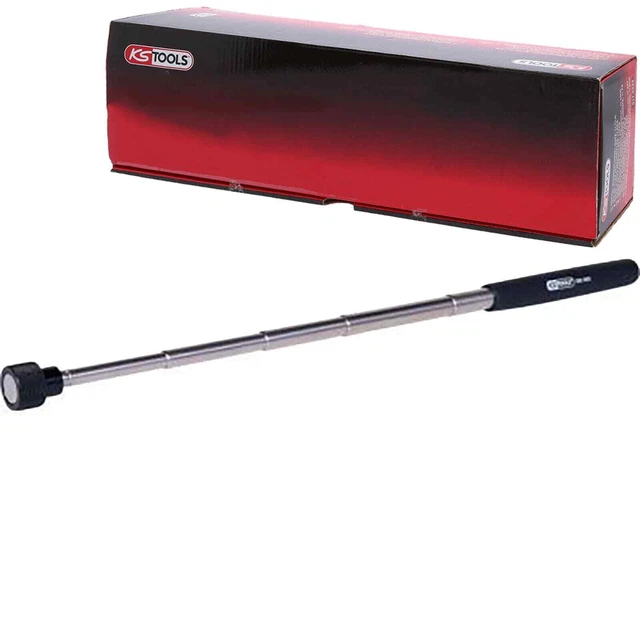 KS TOOLS SOLLEVATORE MAGNETICO TELESCOPICO BARRA MAGNETICA ESTENSIBILE TESTA 18mm FORZA MAGNETICA 1,5 KG