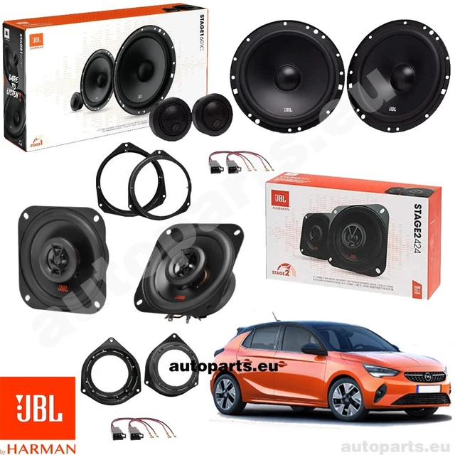 Anneaux Haut-Parleur ACV Pour Opel Astra H/Corsa D - Adaptateur Enceinte 16cm Noir