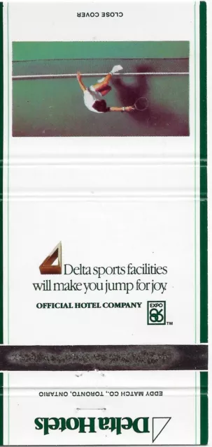 E 30 Strike Matchbook Cover Delta Hotels Halifax Nova Scotia Canada Track field