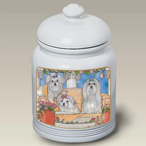 Maltese Ceramic Treat Jar PS 52041