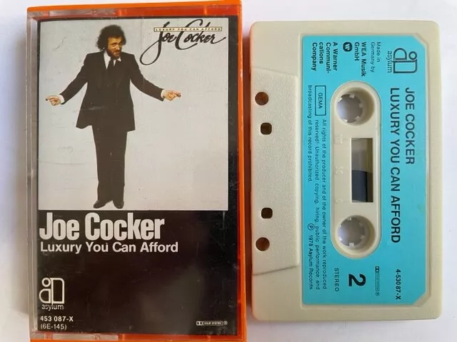 Joe Cocker – Luxury You Can Afford CASSETTE audio TAPE 58