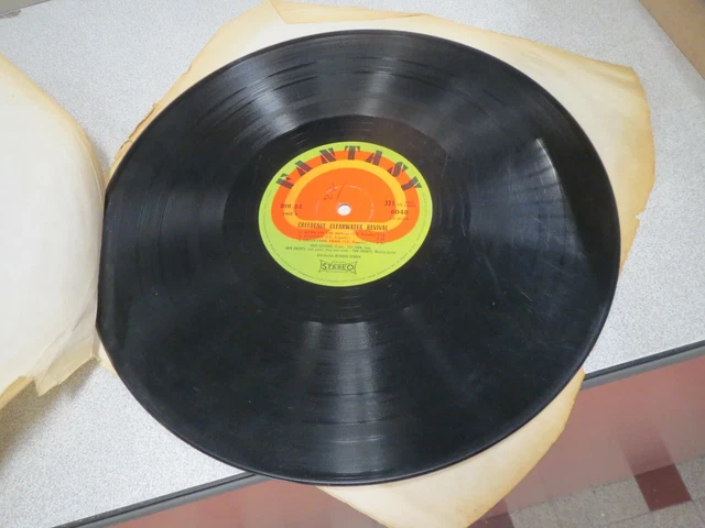 Ca378-3 Disque Vinyle 33 T Tours Fantasy Creedence Clearwater Revival Born On Th