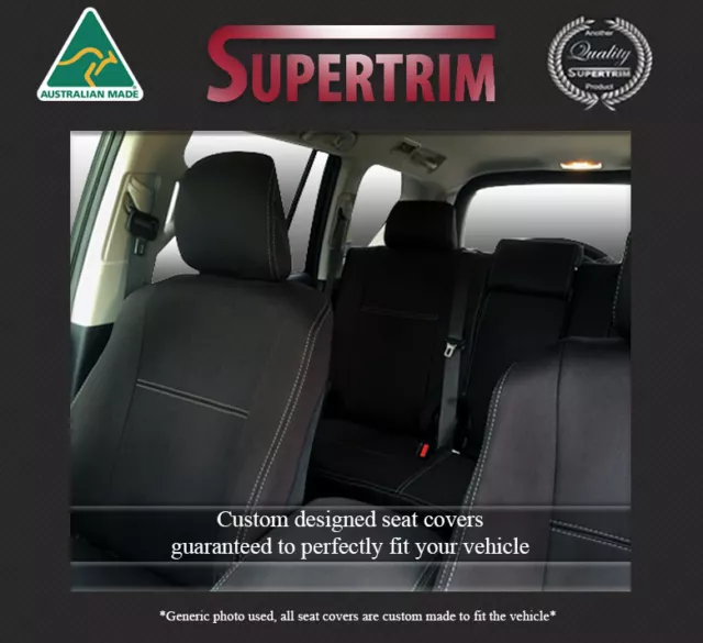 Premium neoprene Front FB MP + Rear seat cover fits Toyota Rav4 (2000-on)