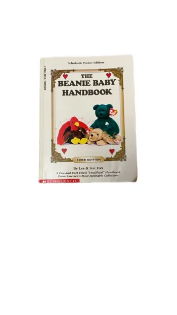 The Beanie Baby Handbook 1998 Scholastic Pocket Edition by Les & Sue Fox Vintage