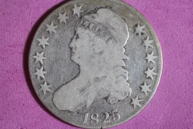 ESTATE FIND 1825 - Capped Bust Half Dollar!!  #K41384