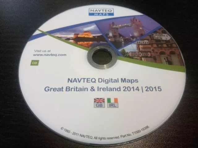 Land Rover/Range Rover - Cd70 Navegación Por Satélite Gran Británica E Irlanda 2015 Navteq Mapas