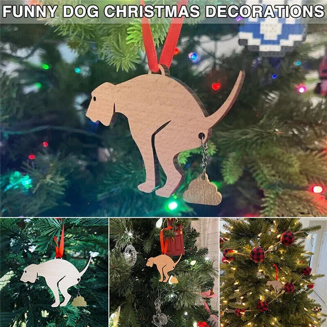 Cionondoli da appendere Cani Ornamento Cane Natale Albero di Natale Legno Decorazione