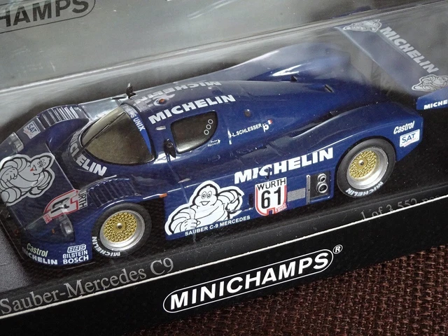 Minichamps Pma 1/43 Sauber Mercedes C9 Michelin Bibendum Color Super Cup 1987 J.