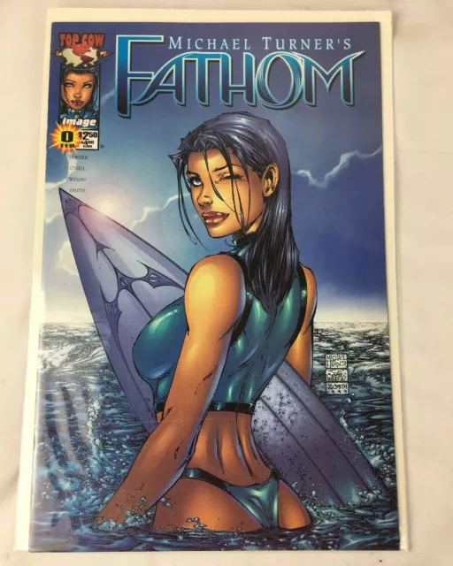 Fathom #0 (2000 Image 1st Series) Michael Turner Comic Top Cow Nice Copy NM