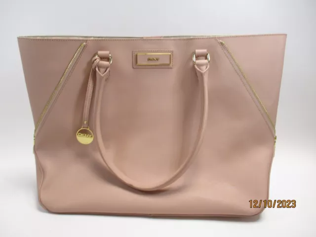 Dkny lyla sales leather tote
