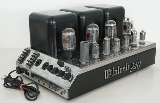 Vintage McIntosh MC240 Power Amplifier ( B ) : Recapped!!!