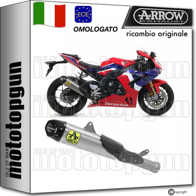Arrow Scarico Omologato Works Titanio Carby Honda Cbr 1000 Rr-R 2021 21 2022 22