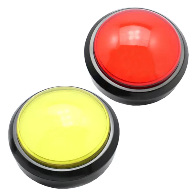 2 Pcs Yellow Buttons Green Toys Electronic Squeeze Responder Television