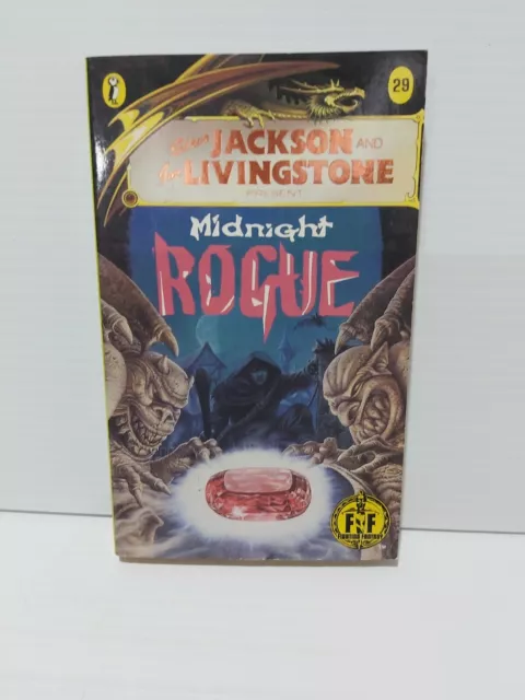 Midnight Rogue Fighting Fantasy #29Steve Jackson Ian Livingstone 1st Ed Exc Cond