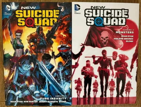 New Suicide Squad 1+2 bundle Paperback TPB Graphic Novel DC Comics