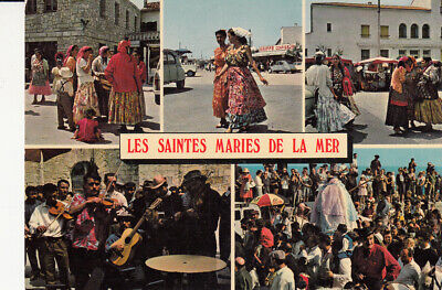 Postcard postcard 10x15cm holy-married-de-la - mer gypsies multiviews