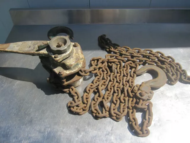 JET JLP-300-15 3 ton lever chain hoist Come-A-Long 15 ft lift  6,000 lb