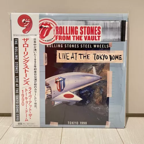 The Rolling Stones Live at the Tokyo Dome 1990 RS No.9 vinilo colorido Hrajuku 4 LP