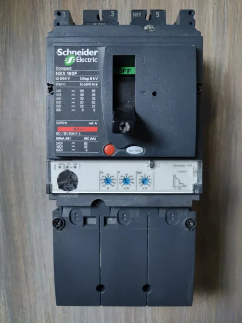 SCHNEIDER ELECTRIC NSX160F NSX 160F Disjoncteur Compact Micrologic 2-2