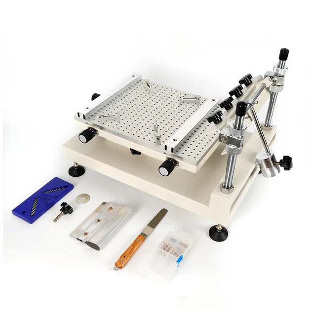 High Quality Solder Paste Printing Machine | PCB Manual Stencil Printer UPS 3040