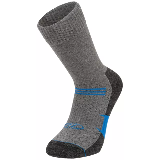 Highlander Base Merino Wool Sock Hiking Warm Lightweight Breathable Walking Grey