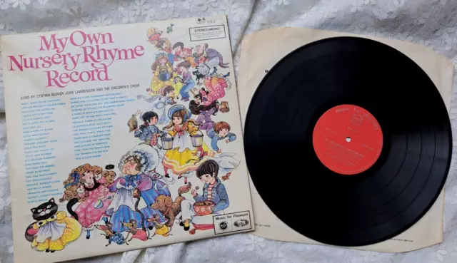 My Own Nursery Rhyme Record - LP - 12" Vinyl Album 1967 MFP 1192 Children's