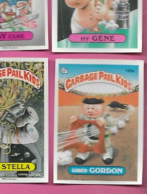 1986 Topps Garbage Pail Kids Card Gored Gordon #166a Series 4
