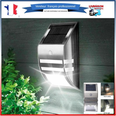 Grundig Applique Murale solaire Grundig avec capteur pour extérieur 20 lm lampe 