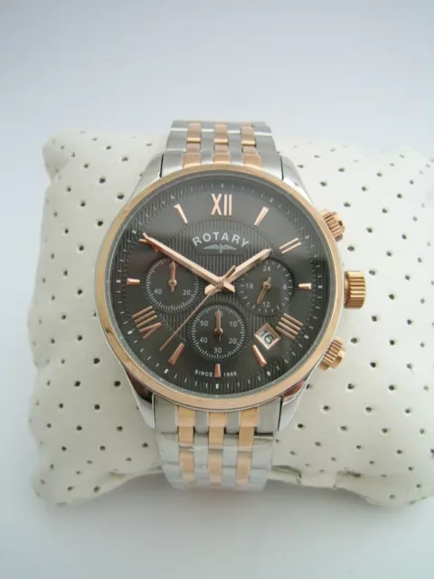 Rotary chronograph sales men's watch