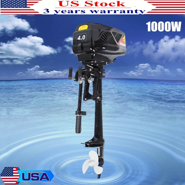 48V ELECTRIC OUTBOARD Motor Heavy Duty Boat Engine Trolling Motor 1000W