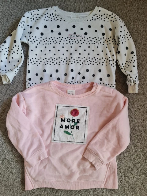 Zara Girl Jumper Bundle 3 4 Years (Next, M&S, H&M, Gap, Monsoon) art to wear