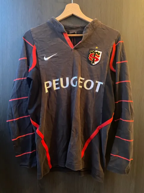 Polo rugby vintage Stade Toulousain Peugeot