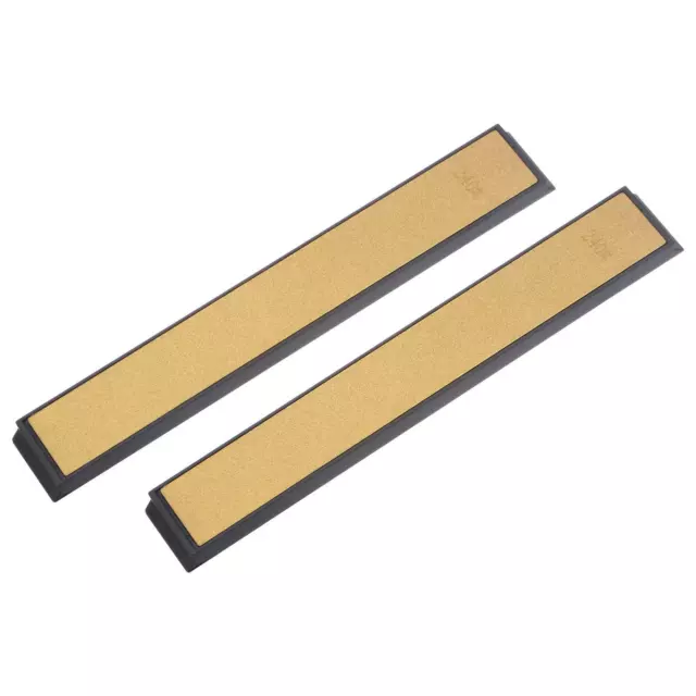 150mm x 20mm 240 Grits Titanium Coated Diamond Whetstone Sharpening Stone 2pcs