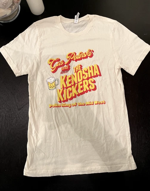 Kenosha Kickers (John Candy) Polka Home Alone Men's T-Shirt, Size: Medium