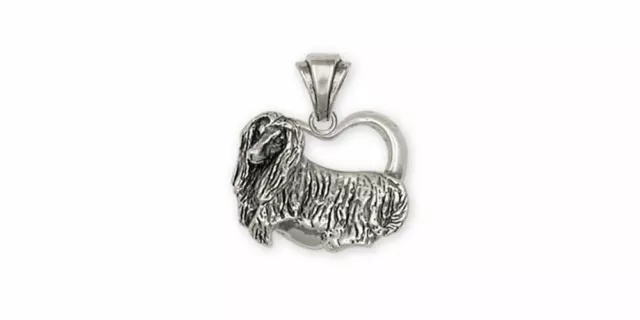 Afghan Hound Pendant Jewelry Sterling Silver Handmade Dog Pendant AF8-P