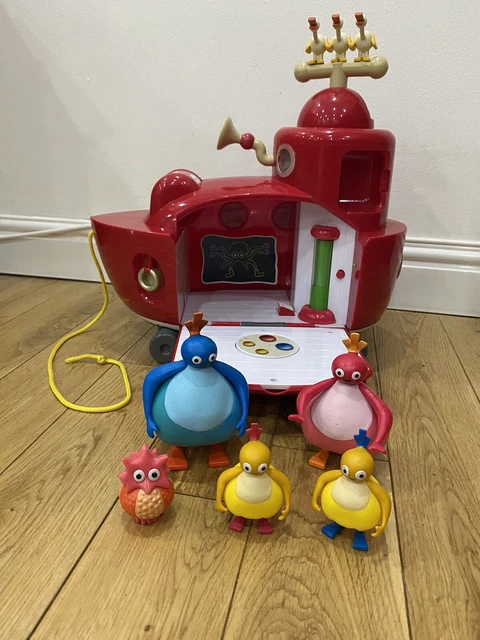 Cbeebies Pull CBEEBIES TWIRLYWOOS BIG Red Boat Pullalong Sound & Lights Interactive ...