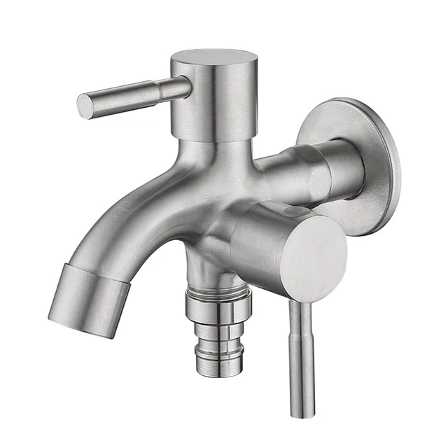 Rabot double sortie pratique pour machine à laver et vadrouille extension de pi