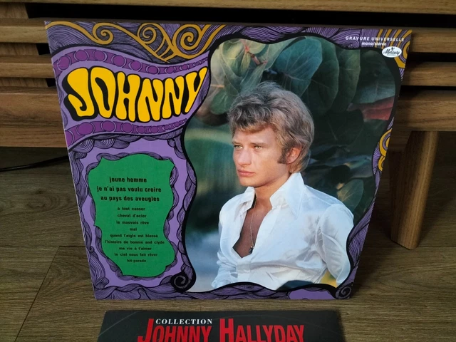 JOHNNY HALLYDAY - Jeune Homme - Vinyle 33t Hachette Collection EUR 20
