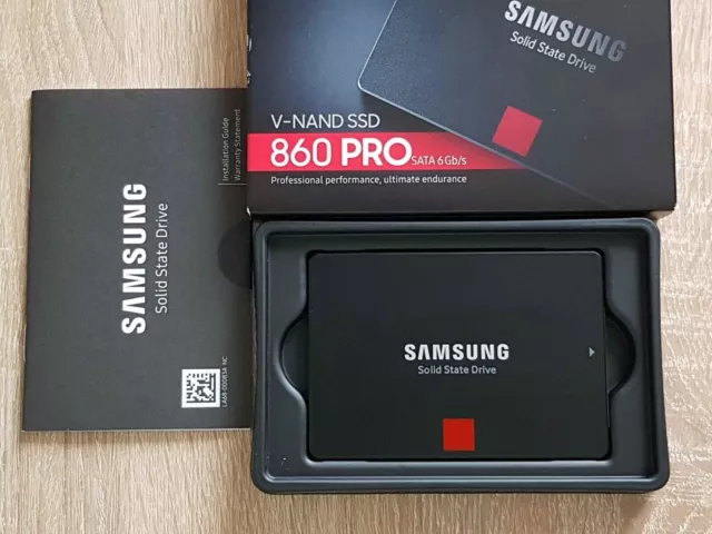 Open Box Samsung 860 PRO 512GB V-NAND SATA SSD Solid State Drive MZ-76P512