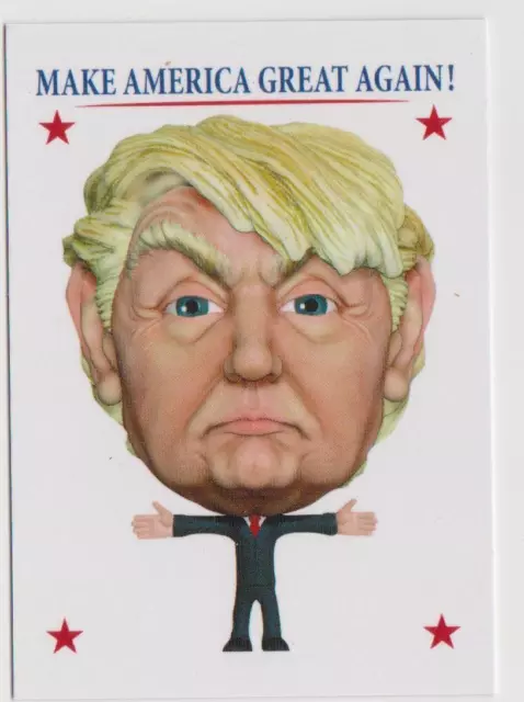 Donald J Trump Squeezeez Mega Head Collectable Promo Collector Card