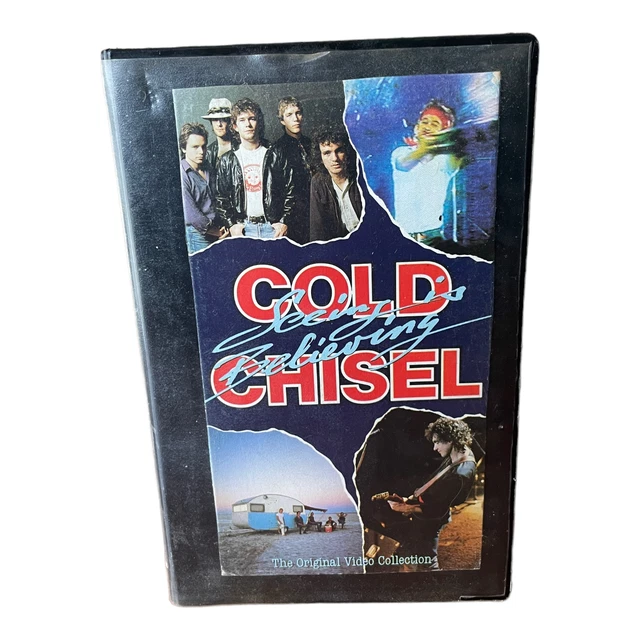Cold Chisel: Seeing is Believing VHS - GC/Ex Rental/Concert/Cassette/Rare/Oz 🐙