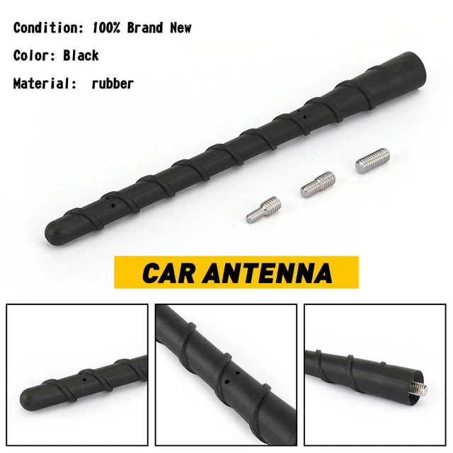 Car Am/Fm Radio Antenna Mount Vehicle Flexible Bee-Sting Roof Aerial 7" Durable