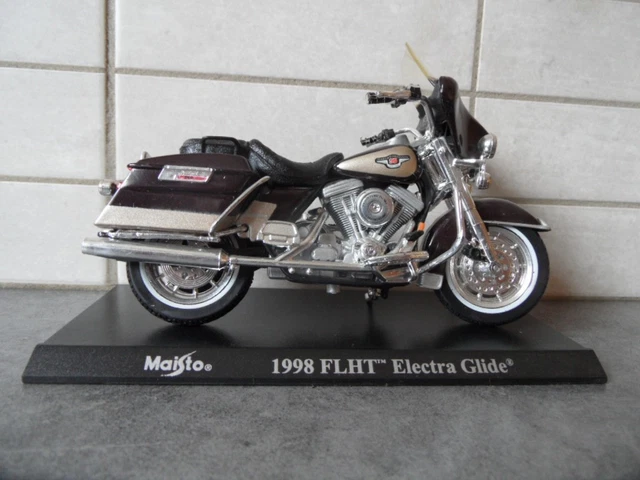 Moto Miniature Vintage POLISTIL MS101 Harley Davidson Electra Glide 1:15 - Pièces Collection
