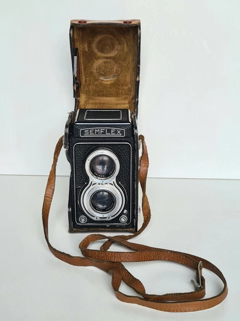 VINTAGE SEMFLEX CAMERA With Leather Case Brand Sem 1955 £78.10 ...